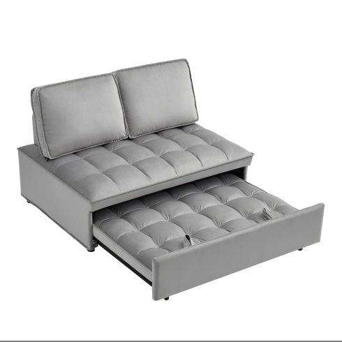 The Atelier Velvet Sofa Bed – Dual Backrest Convertible Lounger