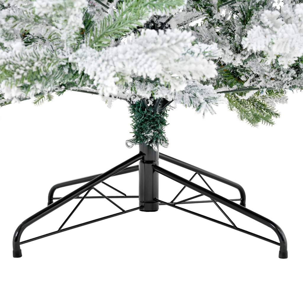 Winter Rituals Flocked Christmas Tree – 7FT Premium Snow-Covered Design