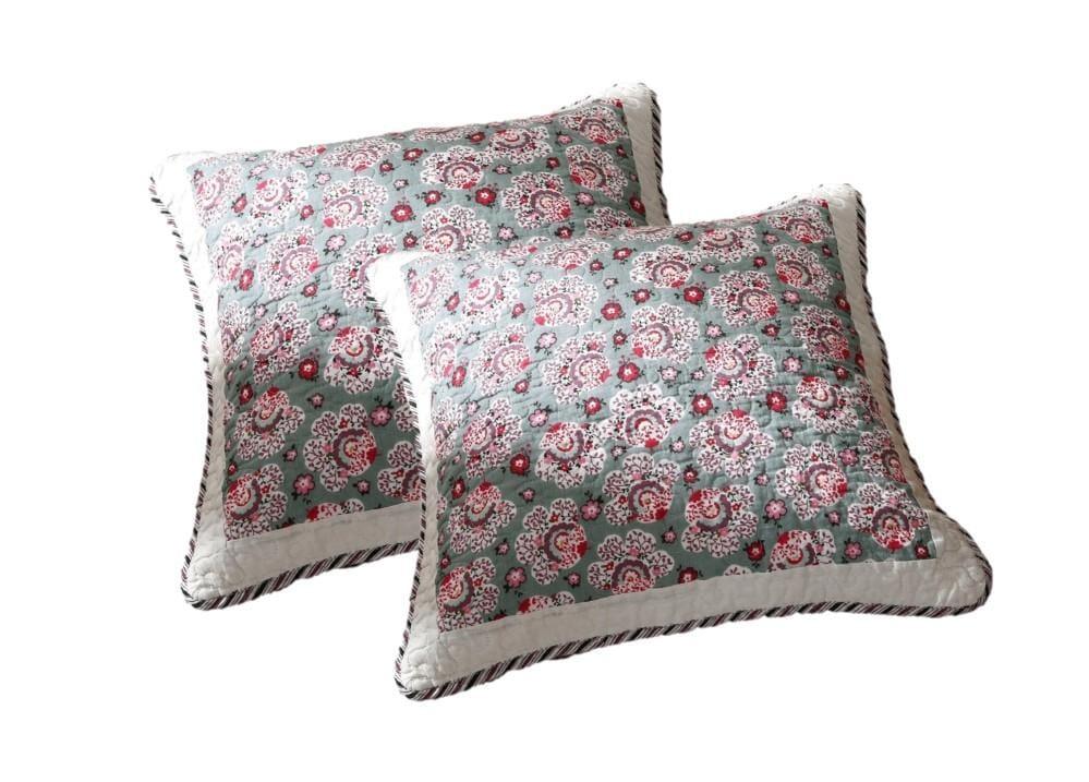Garden Pink Blossom Decorative Throw Pillow Set ND