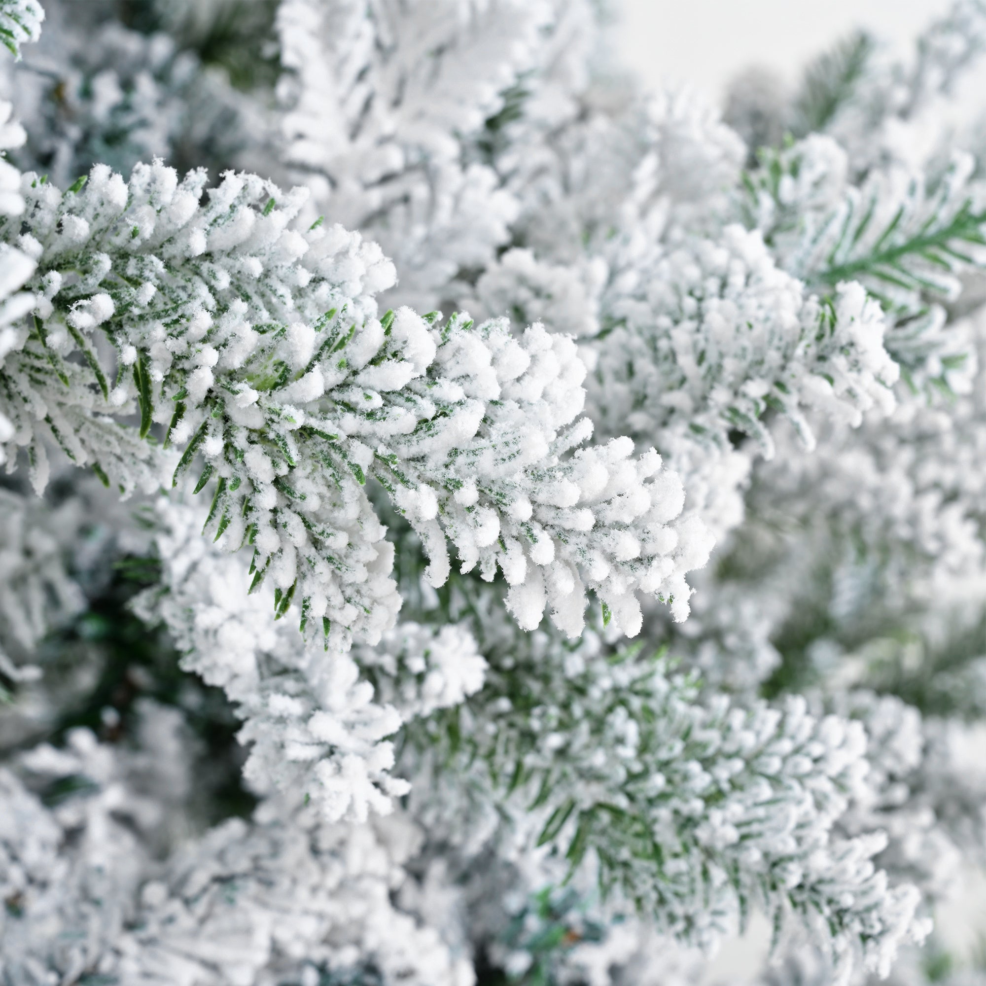 Winter Rituals Flocked Christmas Tree – 7FT Premium Snow-Covered Design