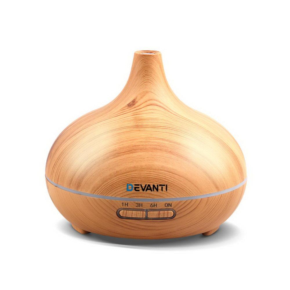 The Urban Ritual Serenity Diffuser – 300ml 4-in-1 Light Wood Aroma Humidifier