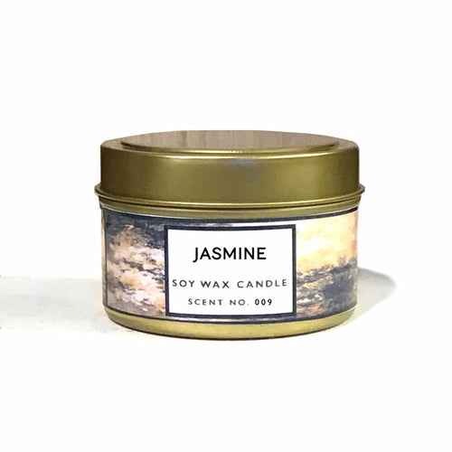 Jasmine Serenity Soy Wax Candle- Made in the USA