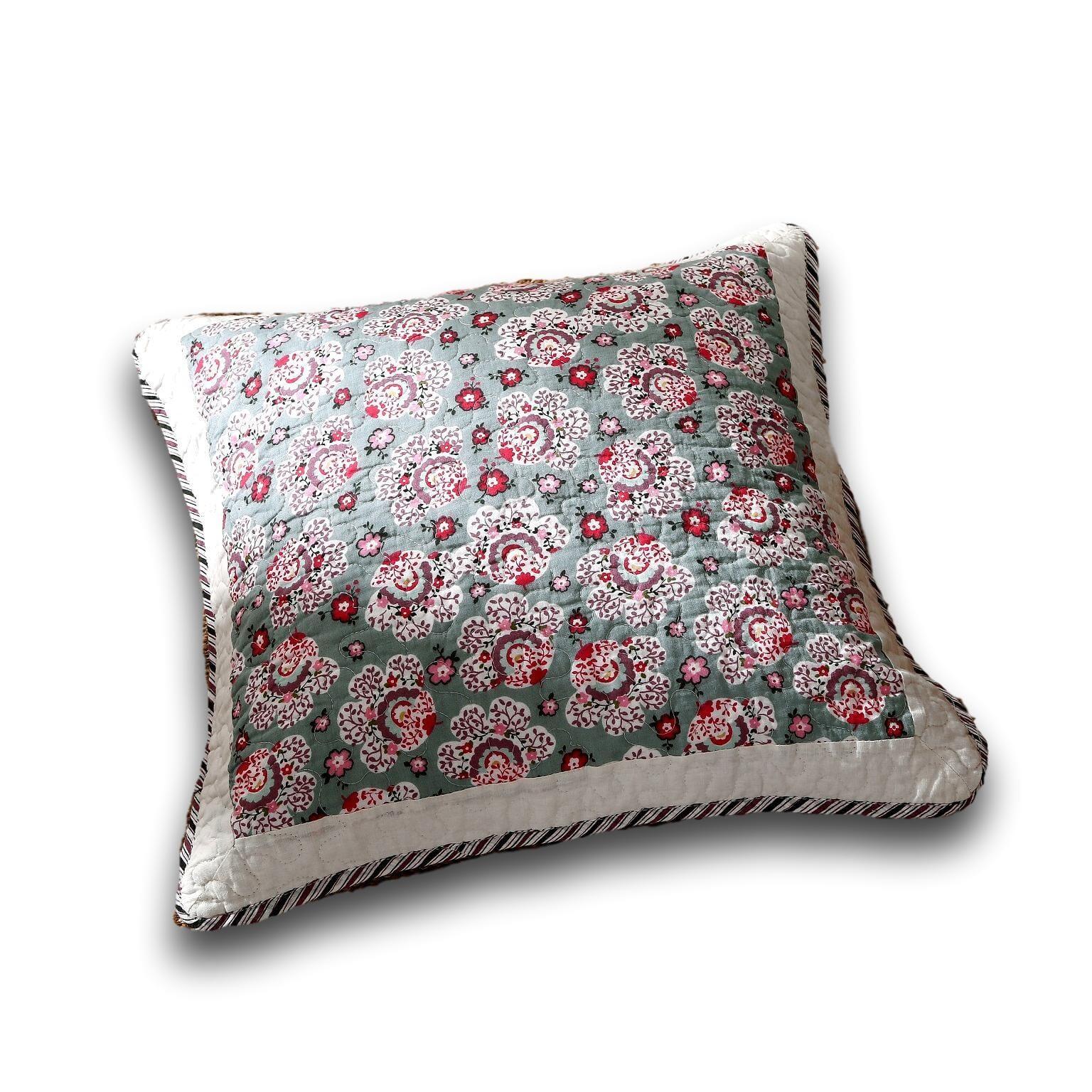 Garden Pink Blossom Decorative Throw Pillow Set ND