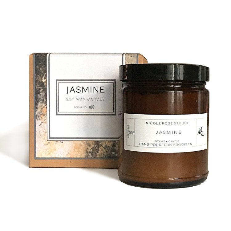 Jasmine Serenity Soy Wax Candle- Made in the USA
