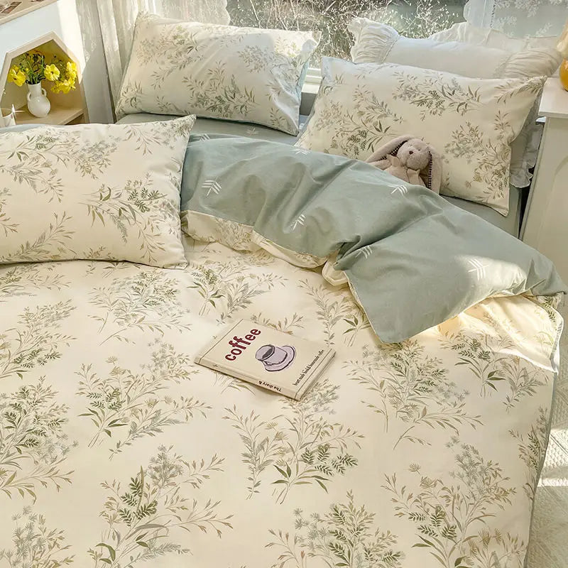 Serenity Cotton-Blend Duvet Cover Set – Classic Comfort Collection