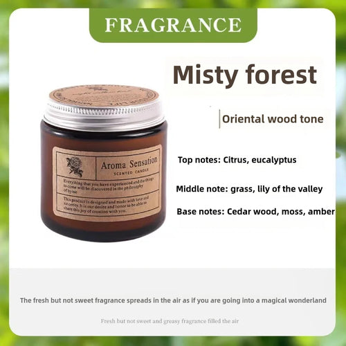 Smokeless Soy Scented Candle – Essential Oil Candle for Restorative Calm and Renewal