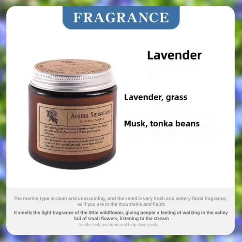 Smokeless Soy Scented Candle – Essential Oil Candle for Restorative Calm and Renewal