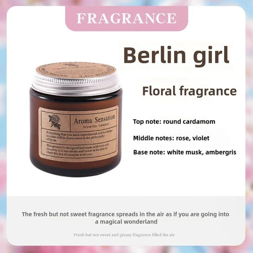 Smokeless Soy Scented Candle – Essential Oil Candle for Restorative Calm and Renewal