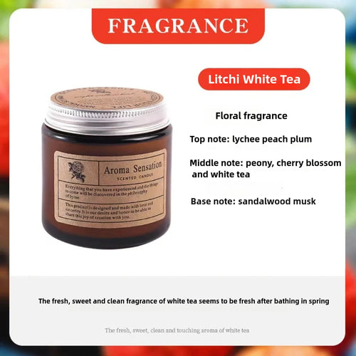 Smokeless Soy Scented Candle – Essential Oil Candle for Restorative Calm and Renewal