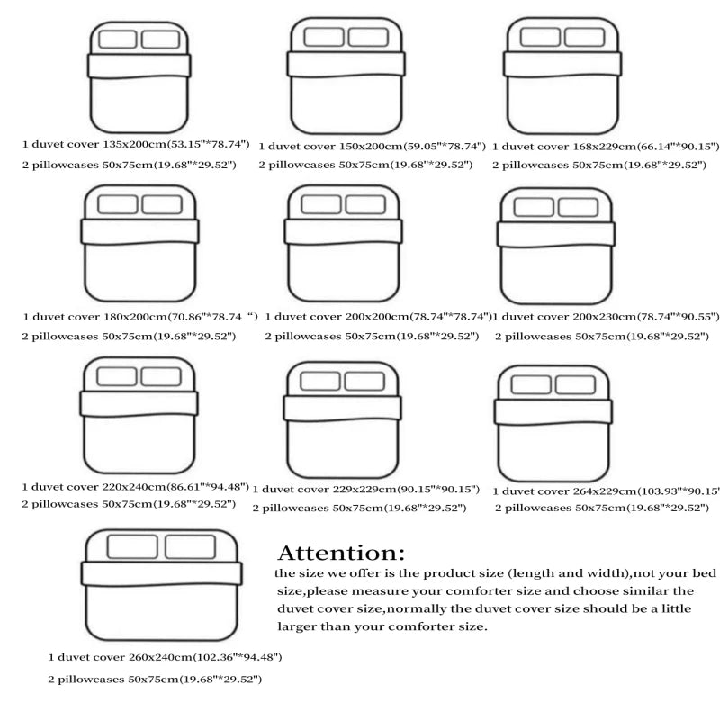 Korean Lace Seersucker Bedding Set – 3-Piece Elegant Duvet Ensemble