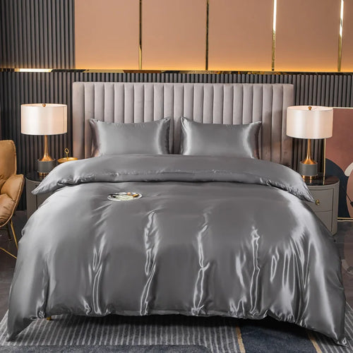 Winter Luxe Satin Duvet Set – Winter Rituals Collection