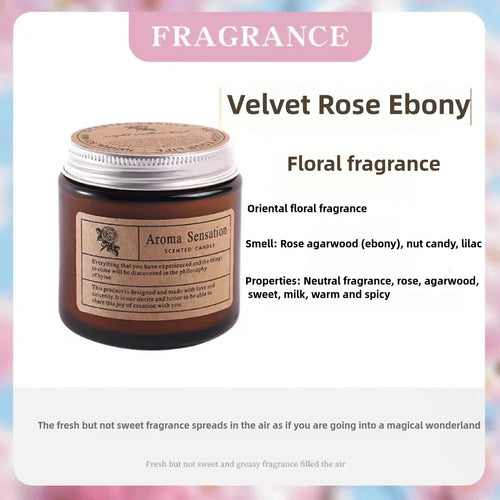 Smokeless Soy Scented Candle – Essential Oil Candle for Restorative Calm and Renewal