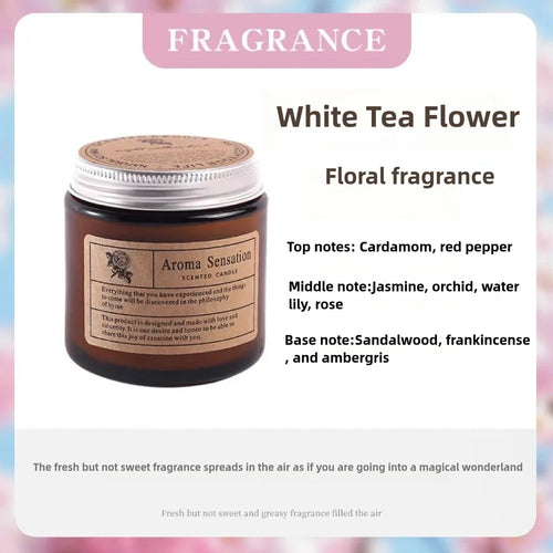 Smokeless Soy Scented Candle – Essential Oil Candle for Restorative Calm and Renewal