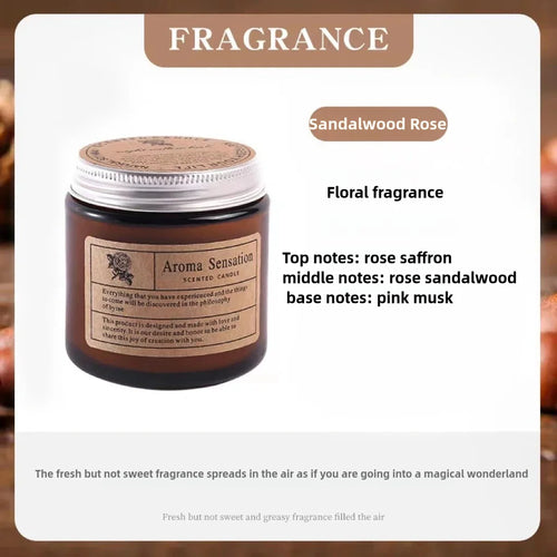 Smokeless Soy Scented Candle – Essential Oil Candle for Restorative Calm and Renewal