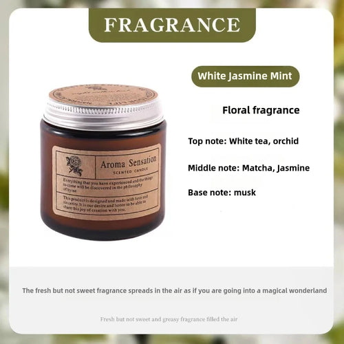 Smokeless Soy Scented Candle – Essential Oil Candle for Restorative Calm and Renewal