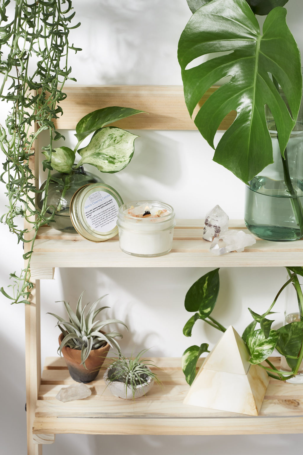 Space Clearing Candle - Organic Soy Wax Intention Candle