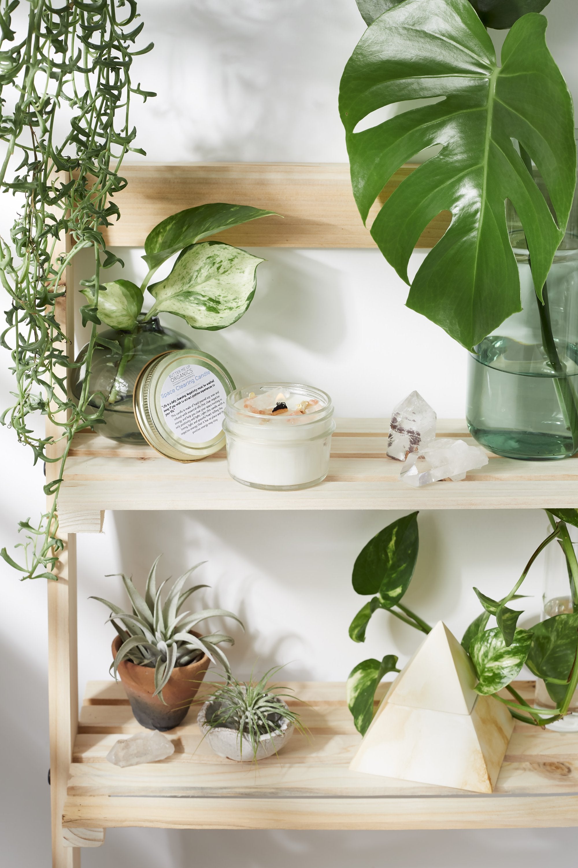 Space Clearing Candle - Organic Soy Wax Intention Candle