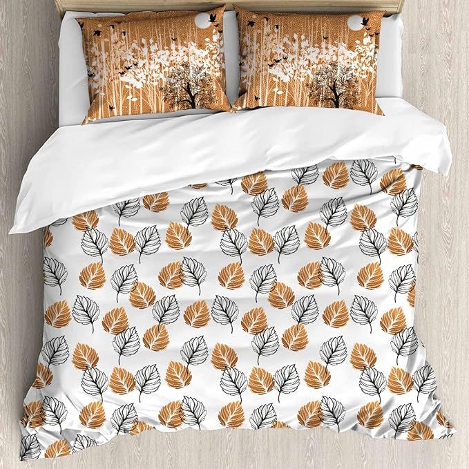 300 Thread Count King Size Cotton Geometric Print Bed Sheet Set ND