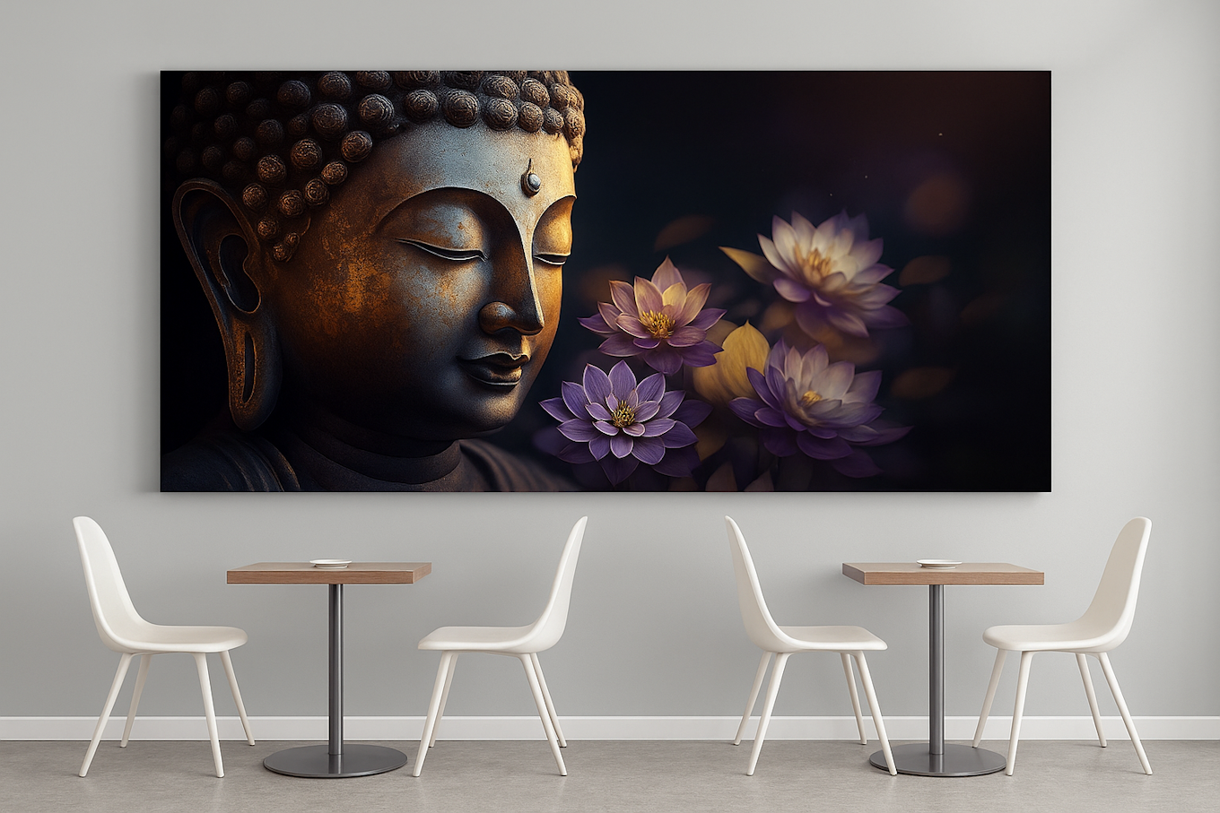Lord Buddha Canvas Art Print – Unframed Rolled Wall Décor