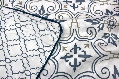 King Size Glace Cotton/Microfiber Comforter Set ND