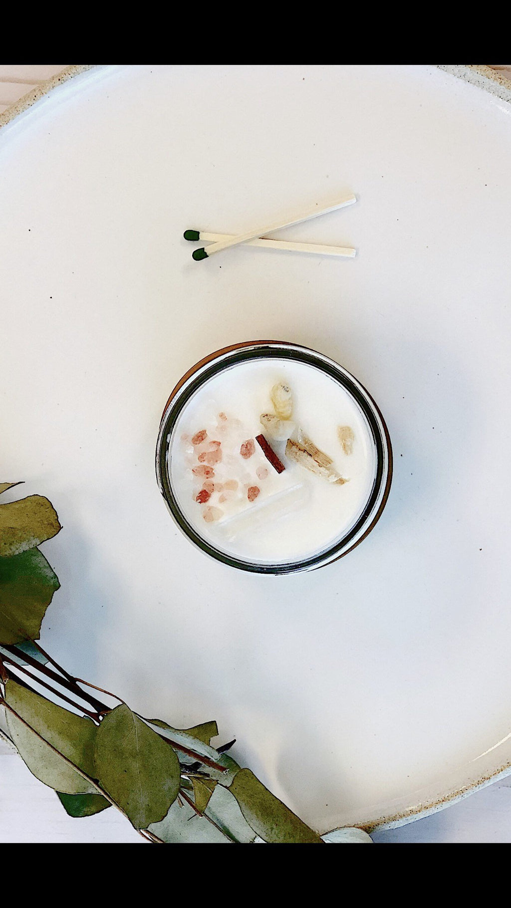 Space Clearing Candle - Organic Soy Wax Intention Candle