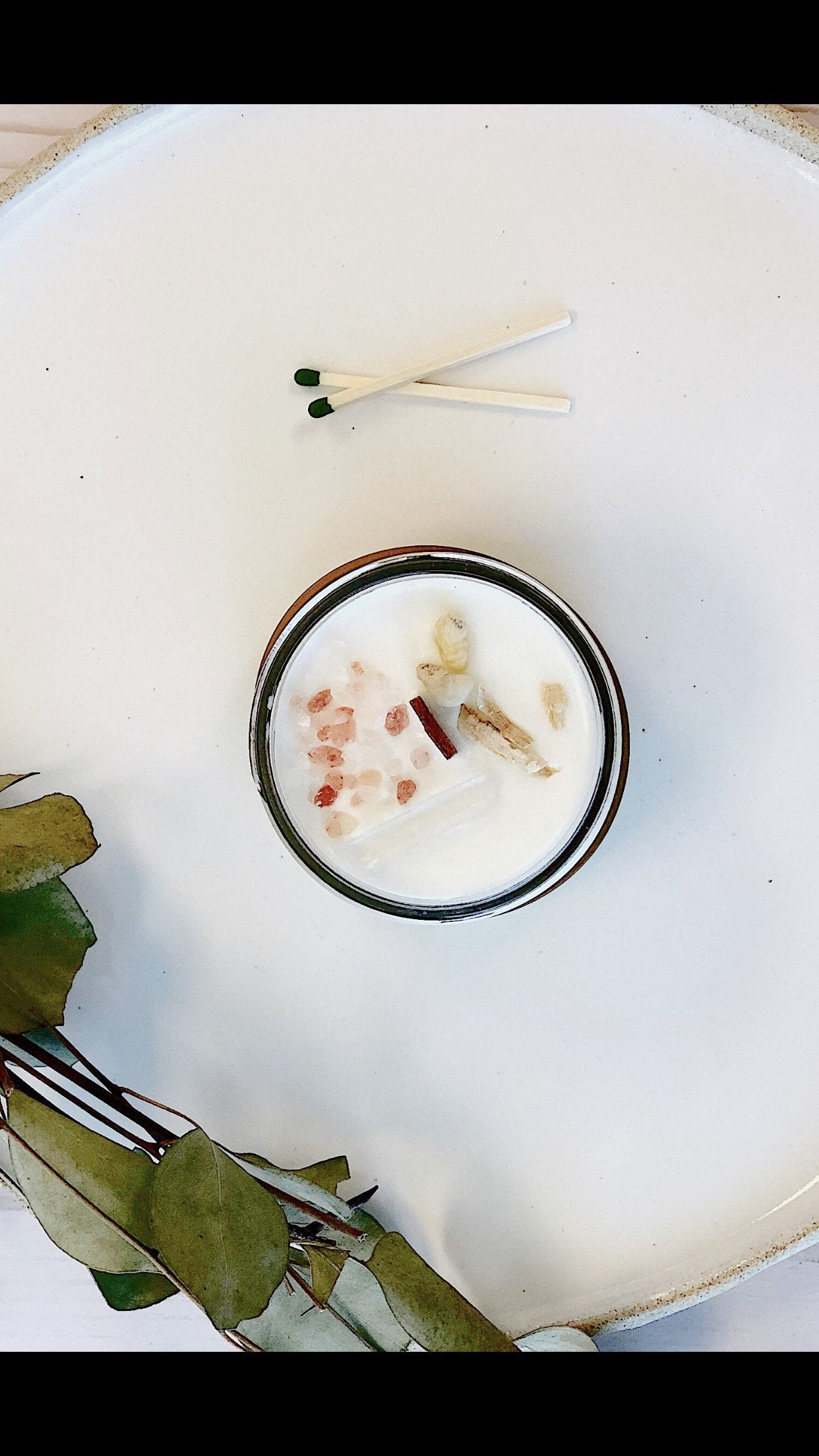 Space Clearing Candle - Organic Soy Wax Intention Candle