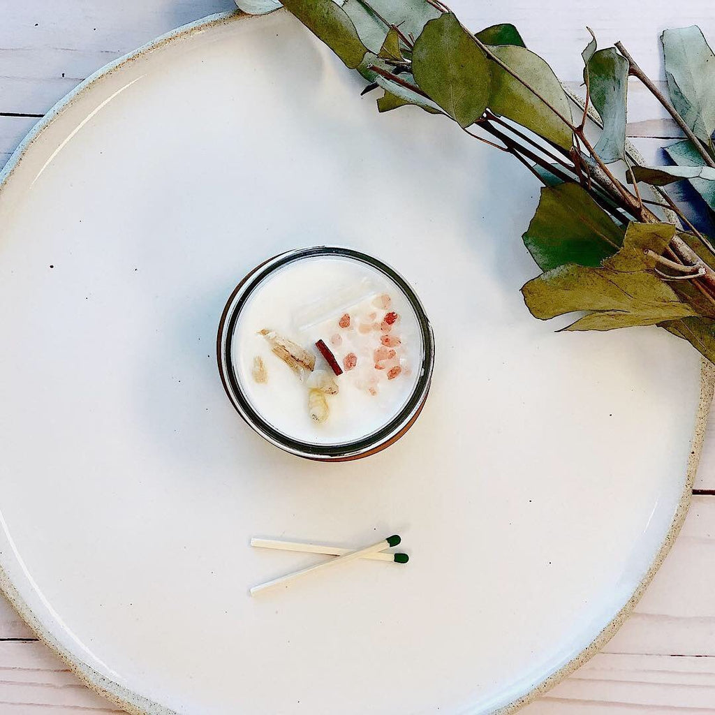Space Clearing Candle - Organic Soy Wax Intention Candle