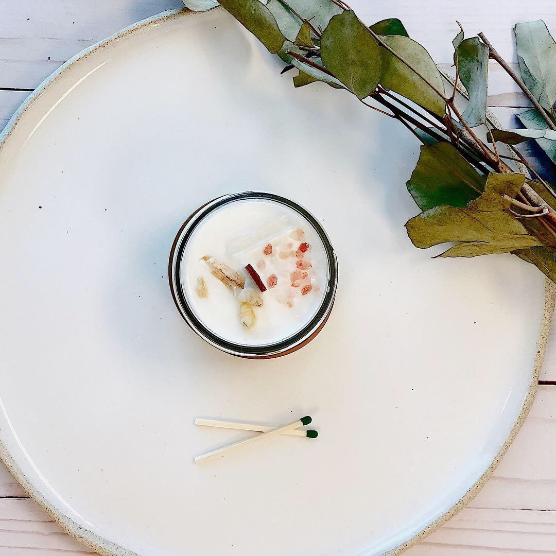 Space Clearing Candle - Organic Soy Wax Intention Candle