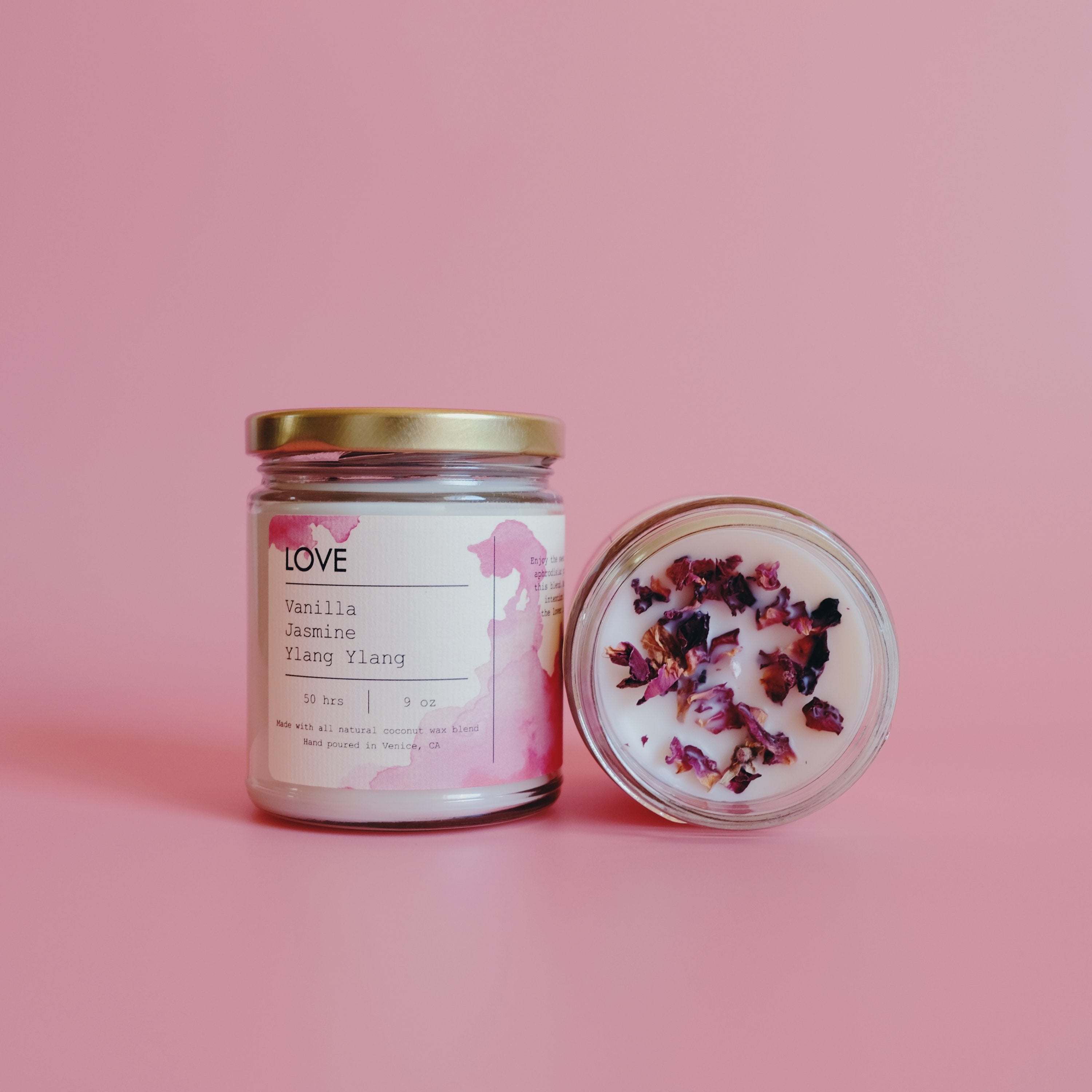 Velvet Petals Love Candle – Hand-Poured Limited Edition