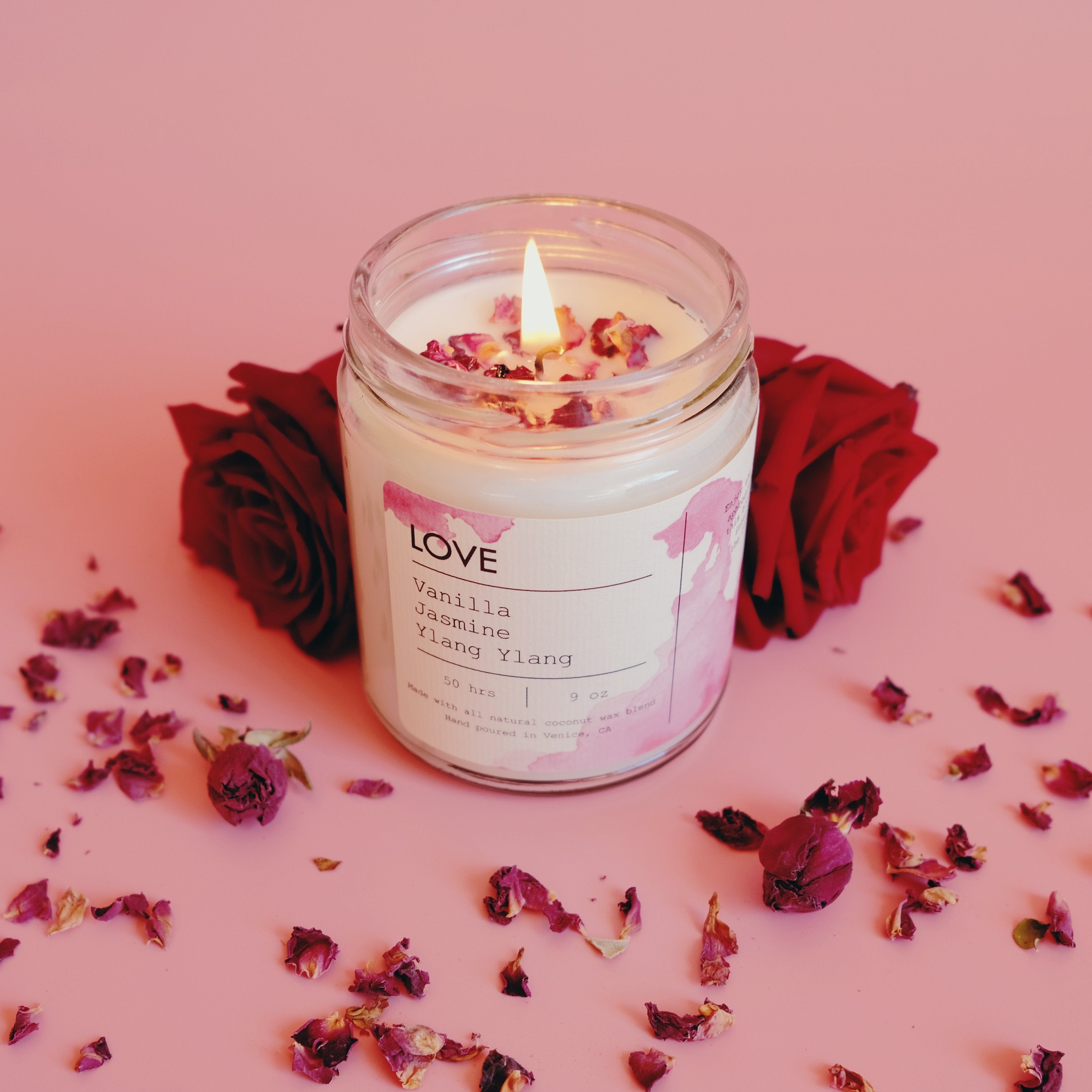 Velvet Petals Love Candle – Hand-Poured Limited Edition