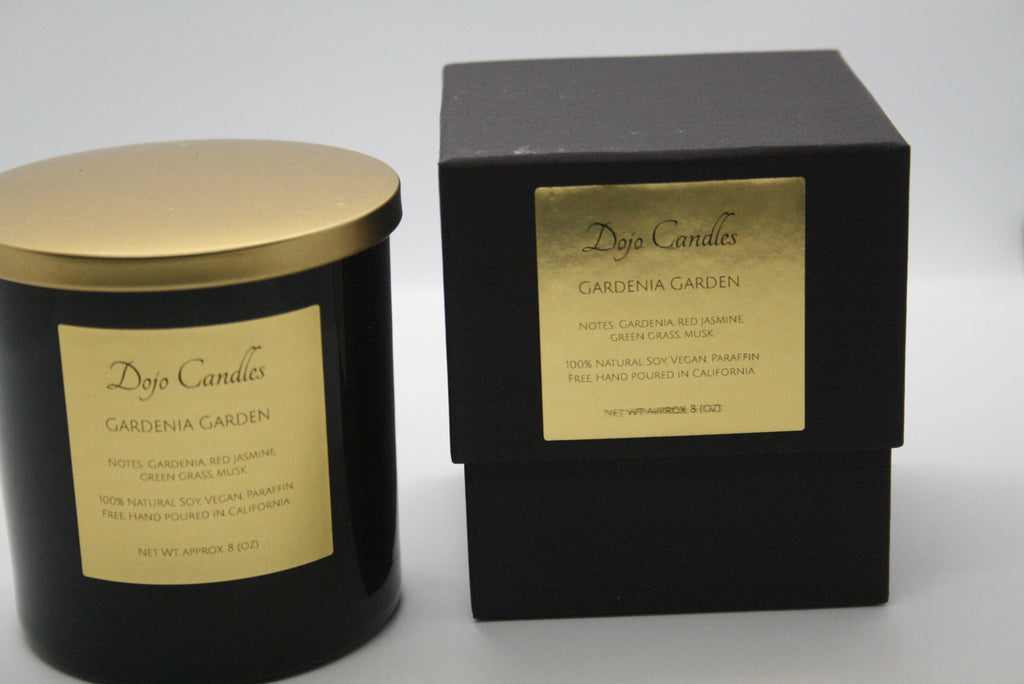 Gardenia Blossom Luxury Candle – Two Wick, Natural Soy Wax, Hand-Poured Elegance