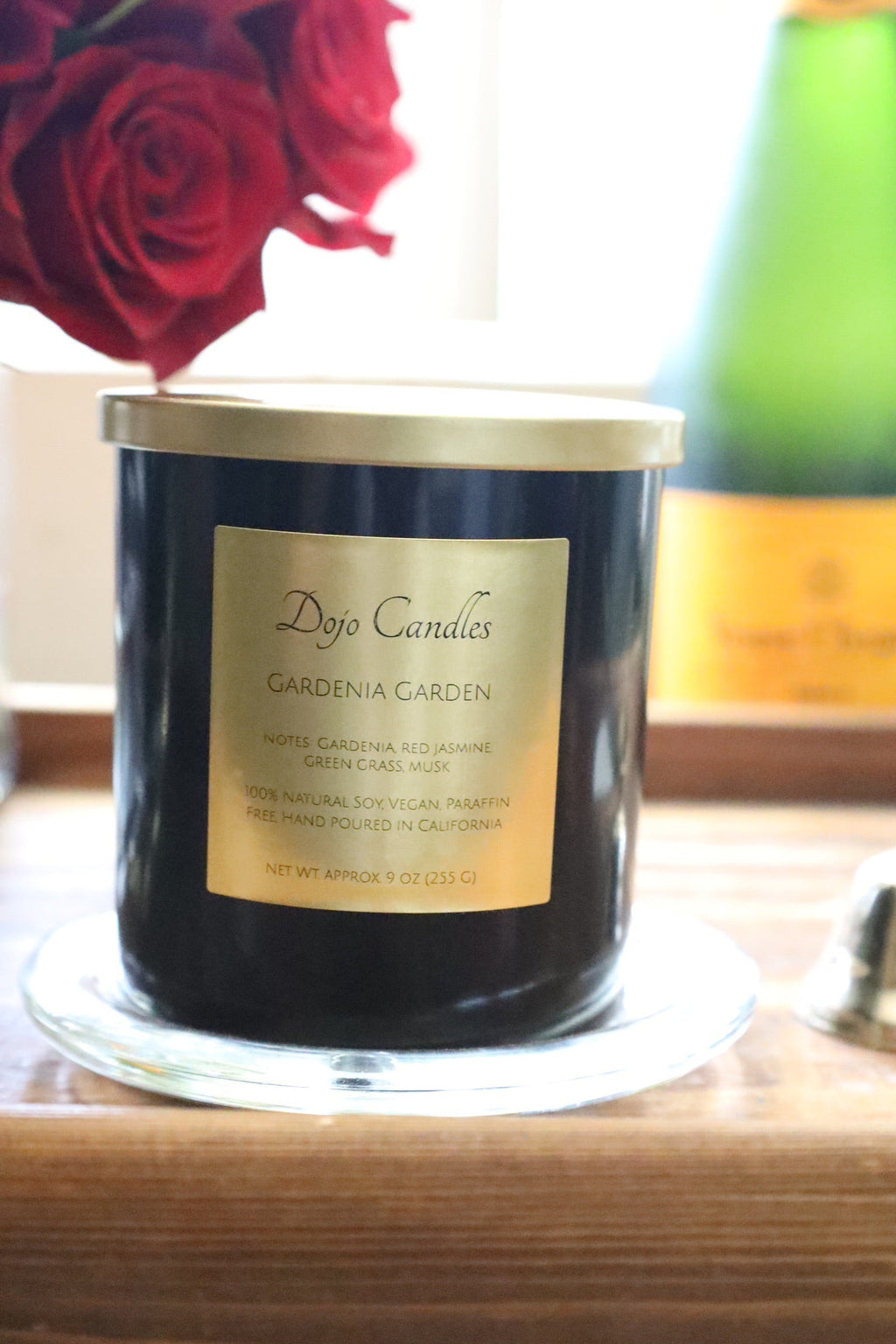 Gardenia Blossom Luxury Candle – Two Wick, Natural Soy Wax, Hand-Poured Elegance