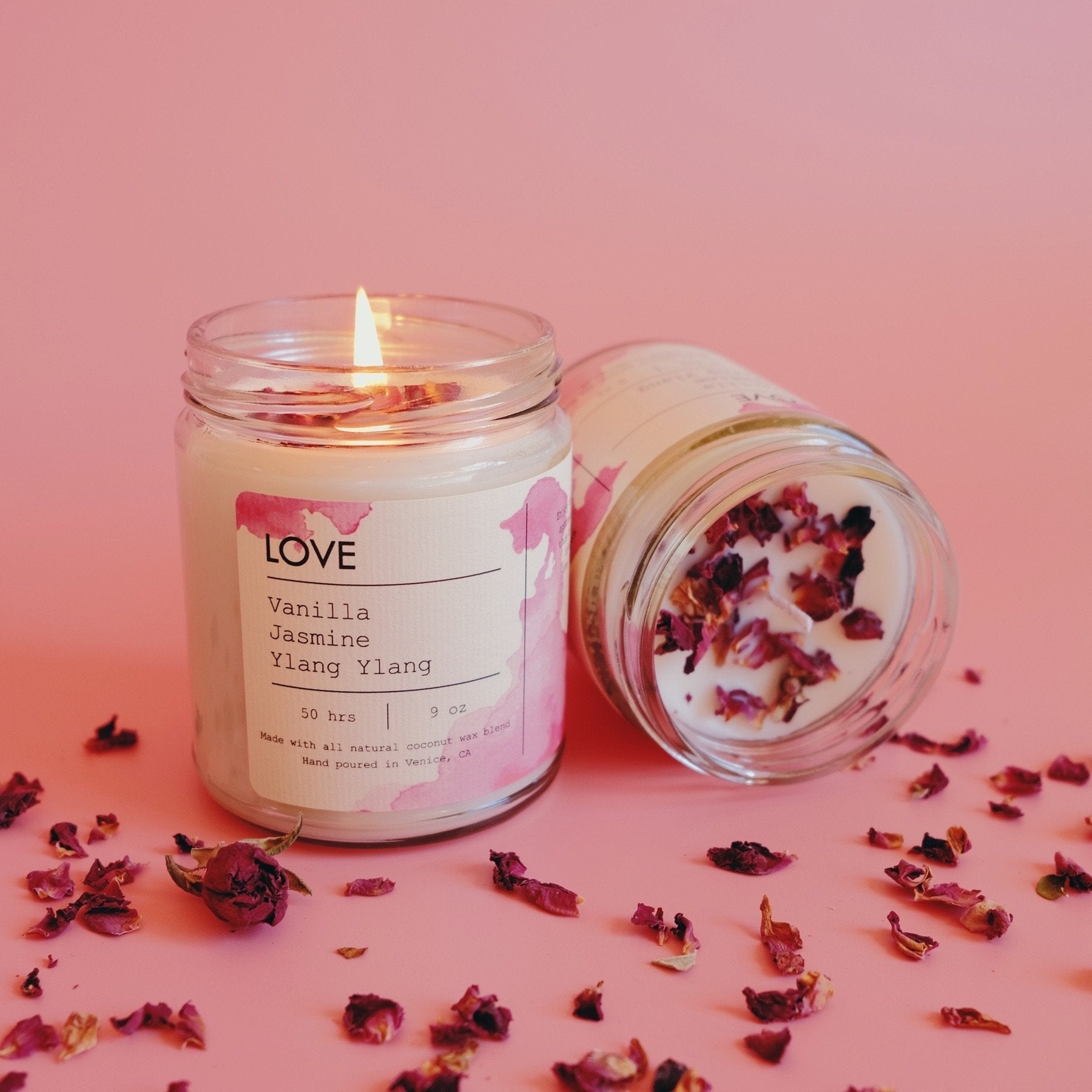Velvet Petals Love Candle – Hand-Poured Limited Edition