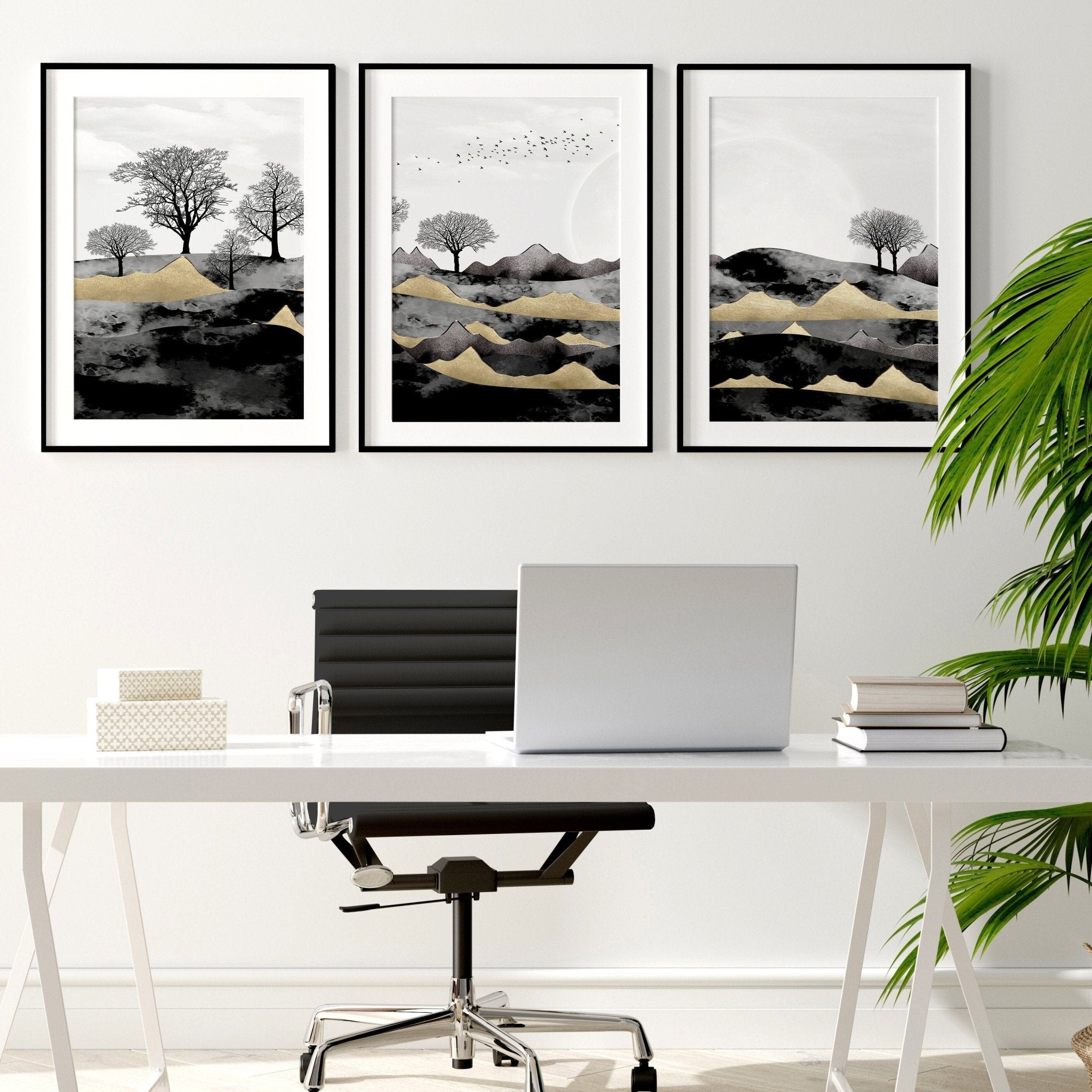 Set of 3 Scandinavian Wall Prints – Home Decor & Office